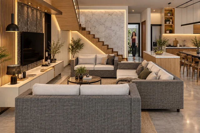 Interior Rumah 120 m² — Property Kontraktor · Interior 01
