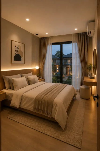 Interior Kamar Tidur Hangat · Interior kamar tidur