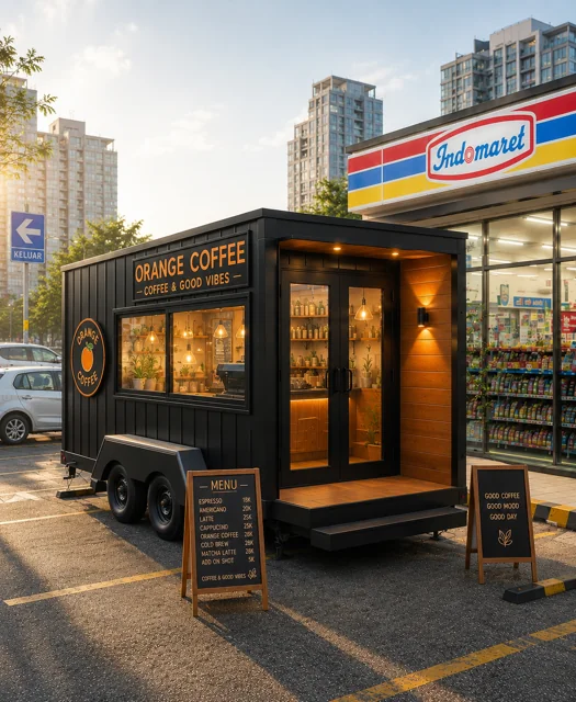 Kios Orange Coffee · Eksterior 02