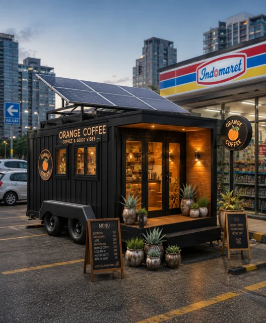 Kios Orange Coffee · Eksterior 05