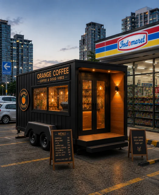 Kios Orange Coffee · Eksterior 06