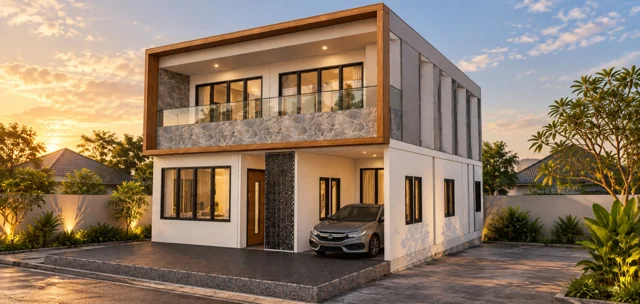 Rumah Tipe 80 · Eksterior 01