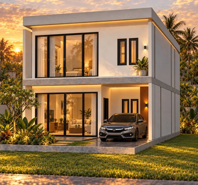 Rumah 80/100 — Pak Denny, Cikarang · Eksterior 02